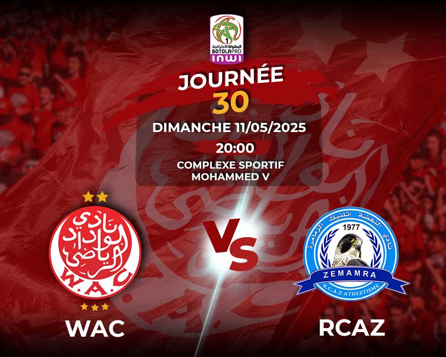 WAC vs RCAZ