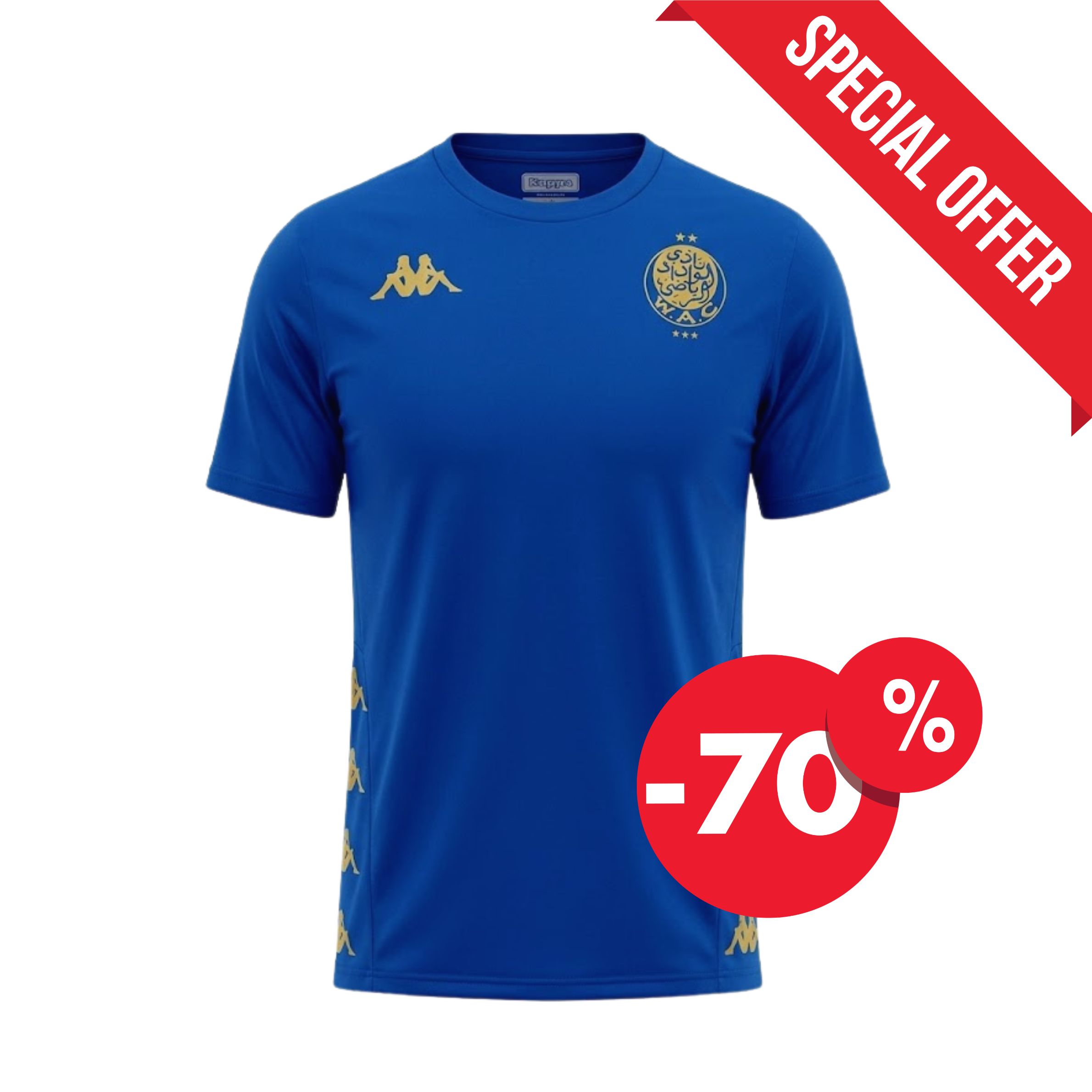 T-SHIRT EN COTON BLEU