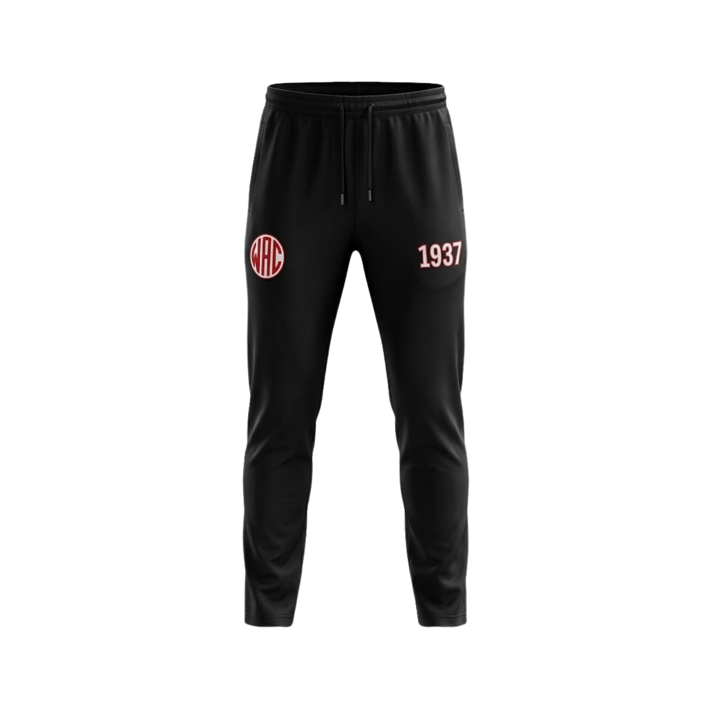 PANTALON NOIR ET ROUGE (WAC37)